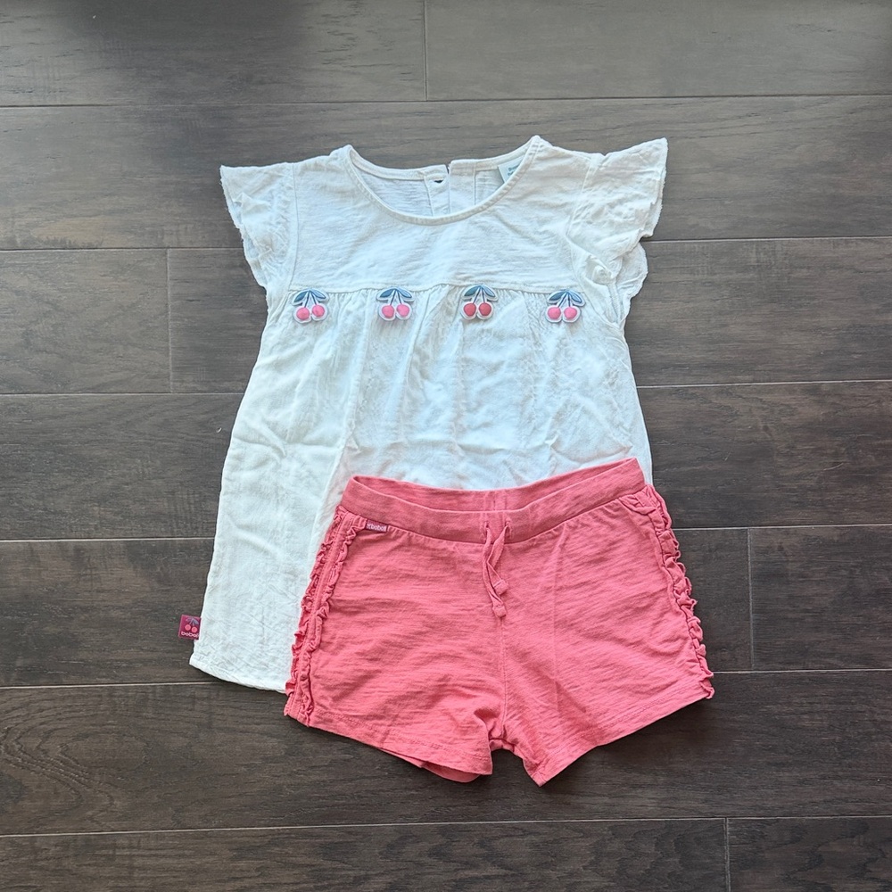 Charming Kids Blouse and Shorts Set